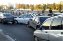 تصادف زنجیره ای در کمربندی شمالی اراک به علت یخ زدگی جاده