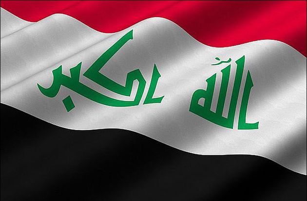 پرچم عراق بر فراز ساختمان فرمانداری الحمدانیه به اهتزاز در آمد
