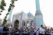 اقامه نماز عید فطر در امامزاده صالح (ع) تجریش