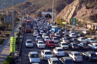ترافیک سنگین در محورهای هراز، چالوس و فیروزکوه