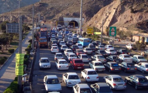 ترافیک سنگین در محورهای هراز، چالوس و فیروزکوه