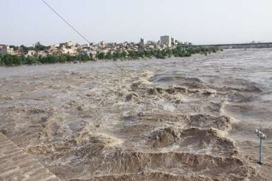 انجام عملیات بازسازی سد انحرافی " کشتگر" ارومیه