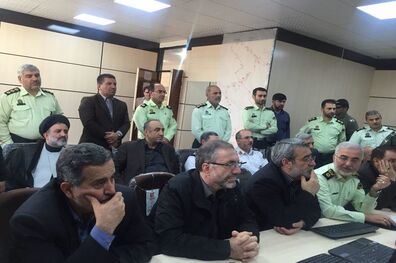 بازدید وزیر کشور از مرکز مانیتورینگ ناجا در مرز مهران