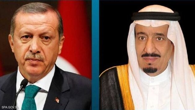 گفتگوی صلح پادشاه عربستان و اردوغان در مورد پرونده "جمال خاشقجی"