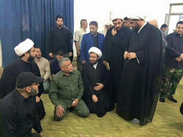 ملاقات فرماندهان الحشد الشعبی با مقتدی صدر