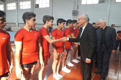 بازدید سجادی از اردوی تیم ملی ژیمناستیک جوانان