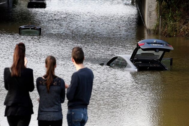 کشته شدن 16 نفر بر اثر وقوع سیل در جنوب فرانسه