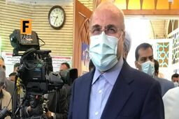محمدباقر قالیباف رأی خود را به صندوق آرا انداخت
