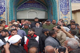بازدید سر زده رئیس جمهور در منطقه سیل زده فیروزکوه 