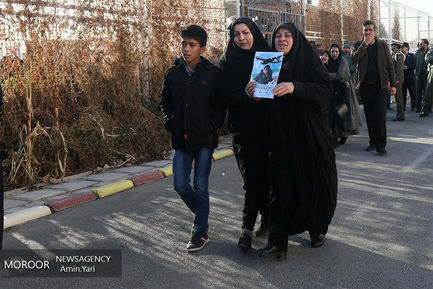 تشییع پیکر شهدای حادثه هواپیمای بوئینگ707