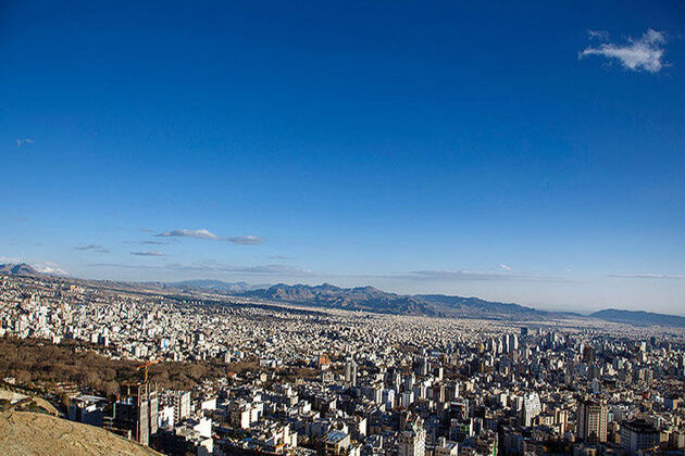 شاخص کیفیت هوای تهران 90 شد
