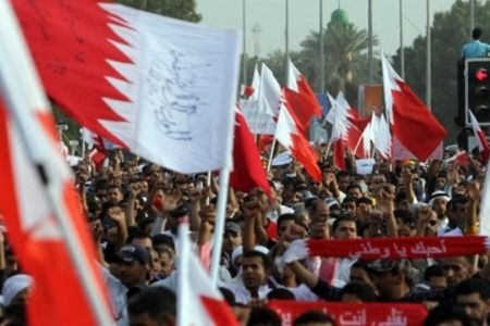 سرکوب شدید تظاهرات مردم بحرین در منامه