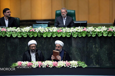 گزارش لحظه ای مراسم تحلیف حسن روحانی، دوازدهمین رییس‌جمهور جمهوری اسلامی ایران