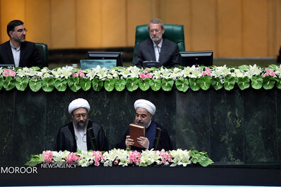 گزارش لحظه ای مراسم تحلیف حسن روحانی، دوازدهمین رییس‌جمهور جمهوری اسلامی ایران