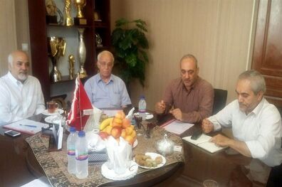 طاهری در جلسه هیات مدیره باشگاه پرسپولیس