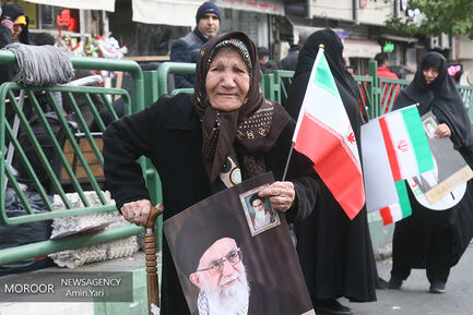 راهپیمایی مردمی حمایت از اقتدار و امنیت در تهران