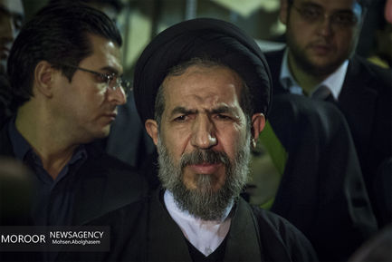 وداع با پیکر آیت الله هاشمی رفسنجانی در حسینیه جماران