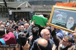 پیکر حجت‌الاسلام و المسلمین احمد احمدی عضو فقید شورای عالی انقلاب فرهنگی