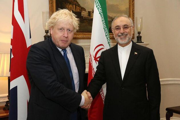 بوریس جانسون با رئیس سازمان انرژی اتمی ایران دیدار و گفت و گو کرد 