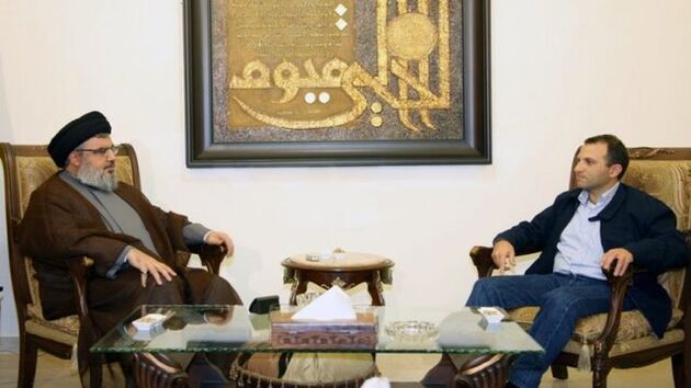 دیدار سید حسن نصرالله و وزیر خارجه لبنان