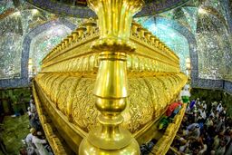 نجف غرق در شور و شعف/ نجوای عاشقانه هزاران زائر در بارگاه علوی + تصاویر