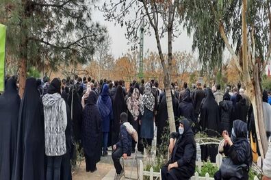 پیکر زهره فکور صبور به خاک سپرده شد