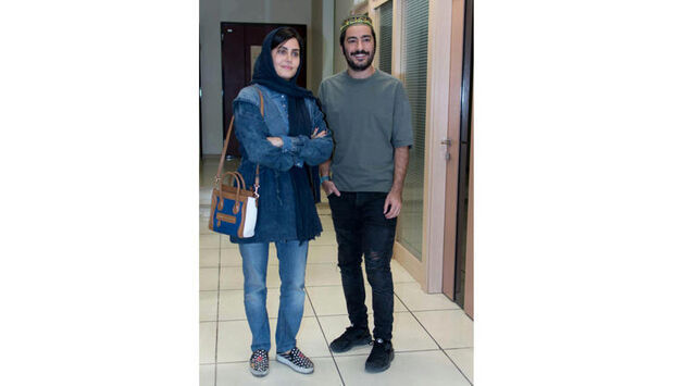 الناز شاکردوست و نوید محمدزاده در «خفه‌گی» جیرانی