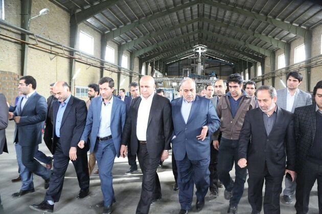 معاون وزیر صنعت از صنایع شهرستان الیگودرز بازدید کرد
