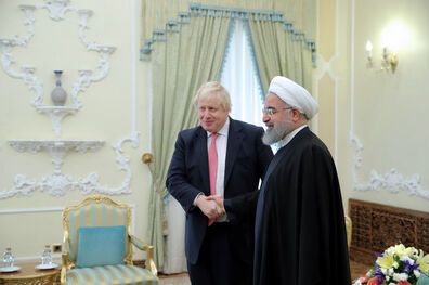 حسن روحانی با وزیر امور خارجه انگلیس دیدار و گفت‌وگو کرد