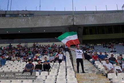 حاشیه مسابقه فوتبال دوستانه بین تیم های ملی جمهوری اسلامی ایران و ازبکستان