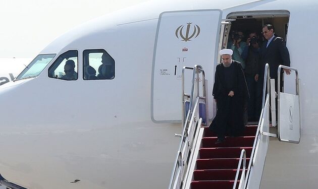 روحانی به تهران بازگشت