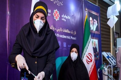 تزریق دومین دوز واکسن ایرانی کرونا به داوطلبان