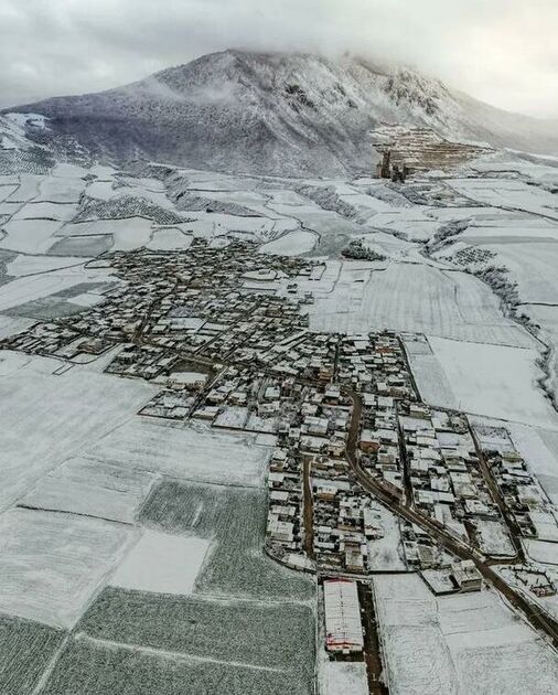 عکس/ روستای برفی تراجیق گالیکش