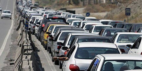 ترافیک نیمه سنگین در محور چالوس/ محورهای مسدود اعلام شد