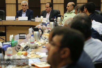 جلسه شورای مدیریت بحران شهر تهران