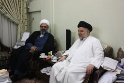 دیدار نماینده آیت الله سیستانی در ایران با آیت الله موسوی جزایری