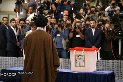 شرکت مقام معظم رهبری در انتخابات