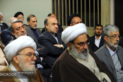 دیدار مسئولان نظام و میهمانان کنفرانس وحدت اسلامی‌ با مقام معظم رهبری