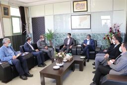 دیدار مدیرعامل فولاد مبارکه اصفهان با سرپرست سازمان صمت استان اصفهان