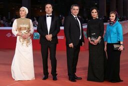 عوامل فیلم «جاودانگی» روی فرش قرمز جشنواره رم 