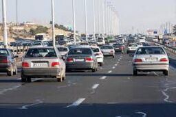 ترافیک نیمه سنگین در باند جنوبی آزادراه کرج-قزوین