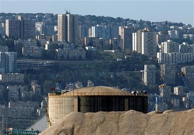 برنامه رژیم صهیونیستی برای تخلیه مخازن آمونیاک حیفا