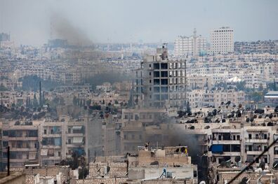حمله تروریست ها به شمال حلب