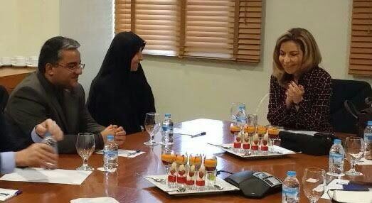 بازدید فاطمه هاشمی از یک موسسه درمانی سرطان در اردن
