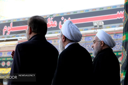 مراسم عزاداری روز عاشورا در حرم شاه عبدالعظیم 