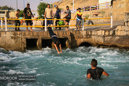فرار از گرمای خوزستان