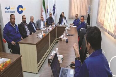 بازدید معاون سرمایه‌گذاری و امور شرکت‌های فولاد مبارکه از شرکت صنایع آتیه لوله پارتاک
