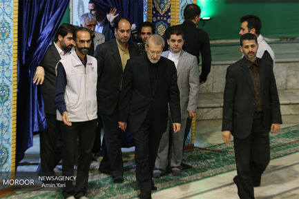 آخرین نماز جمعه تهران در ماه مبارک رمضان همزمان با روز جهانی قدس به امامت حجت الاسلام سید احمد خاتمی