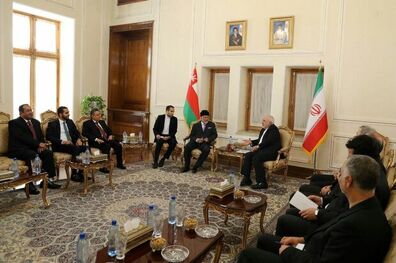 ظریف و بن علوی در تهران دیدار کردند