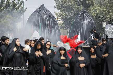 مراسم عزاداری عاشورای حسینی در محله هنگام